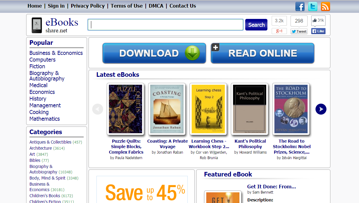 Similar sites like eBookshare