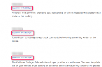 Edu Email Address