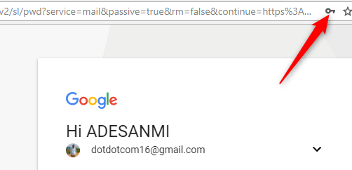 Store passwords on Chrome