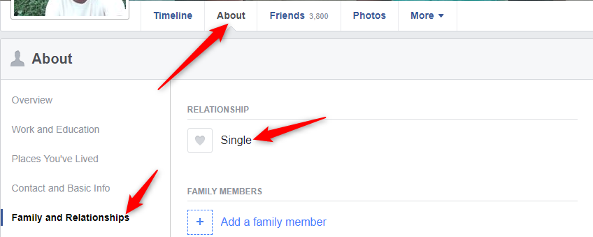 How to Change Facebook Relationship Status