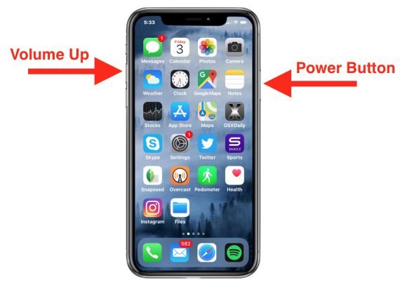 How to Take a Screenshot on iPhone XL