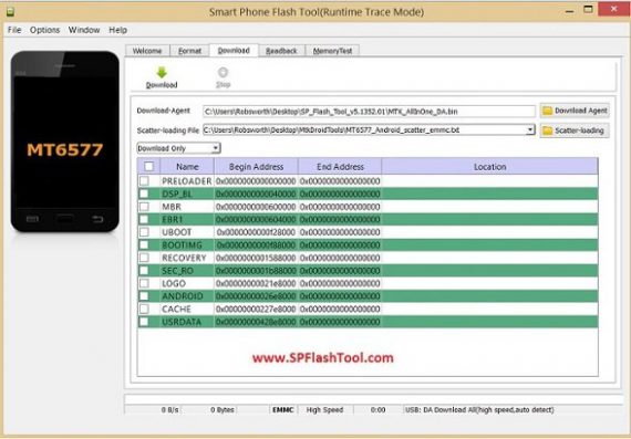 SP Flash Tool all versions
