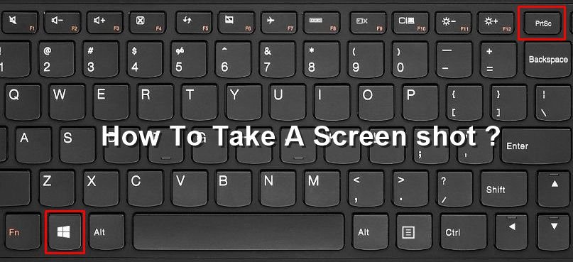 take a screenshot on laptops