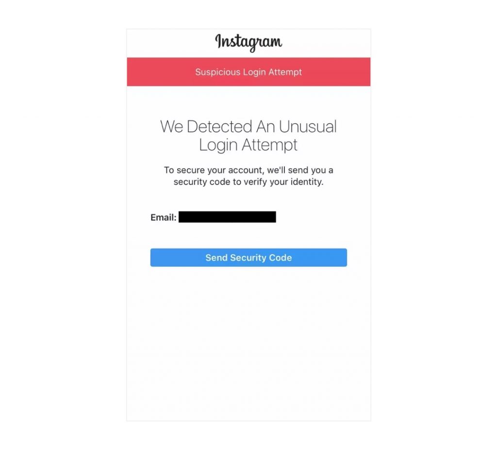 Can't login Instagram account