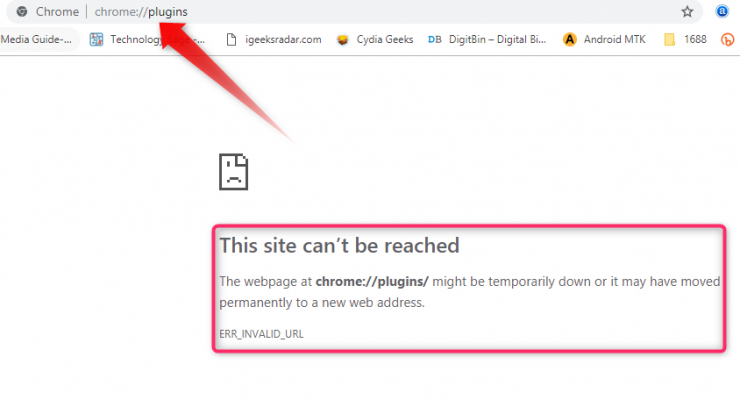 Can't Access Chrome Plugins