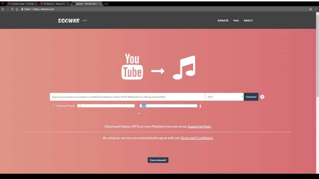YouTube Download MP3