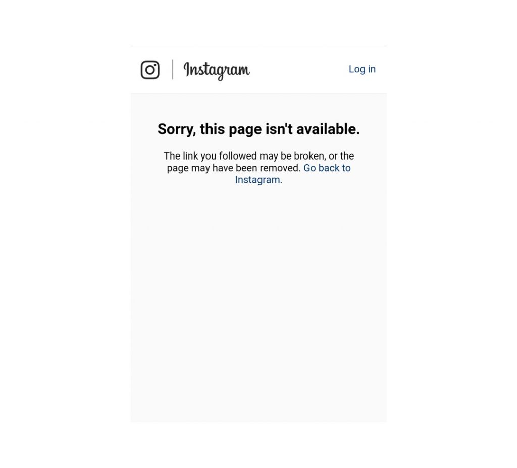Instagram login