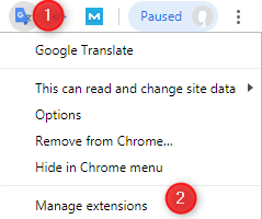 Can't Access Chrome Plugins