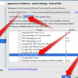 Google USB drivers