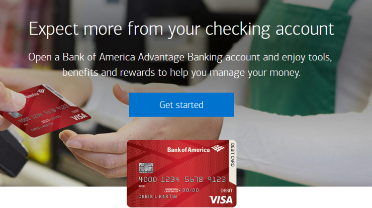 Open Bank of America online account