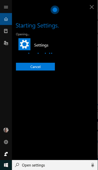 Windows 10 Cortana