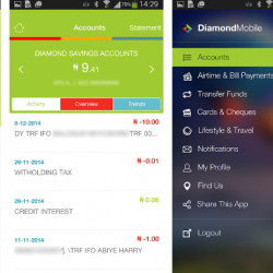 Diamond Bank Mobile App
