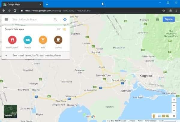 Google maps not working