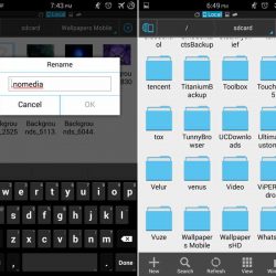How to create .Nomedia file