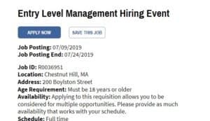 Apply for MyWegmansconnect job