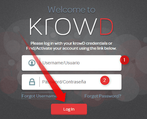 Krowd Darden Login