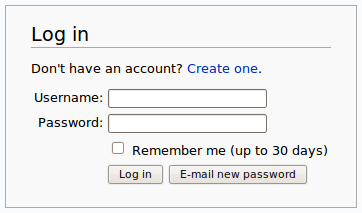 how to login wikipedia