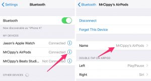 How to reset Airpod