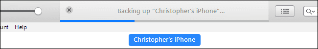 backup iphone on itunes