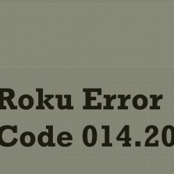 Roku error code 014.20