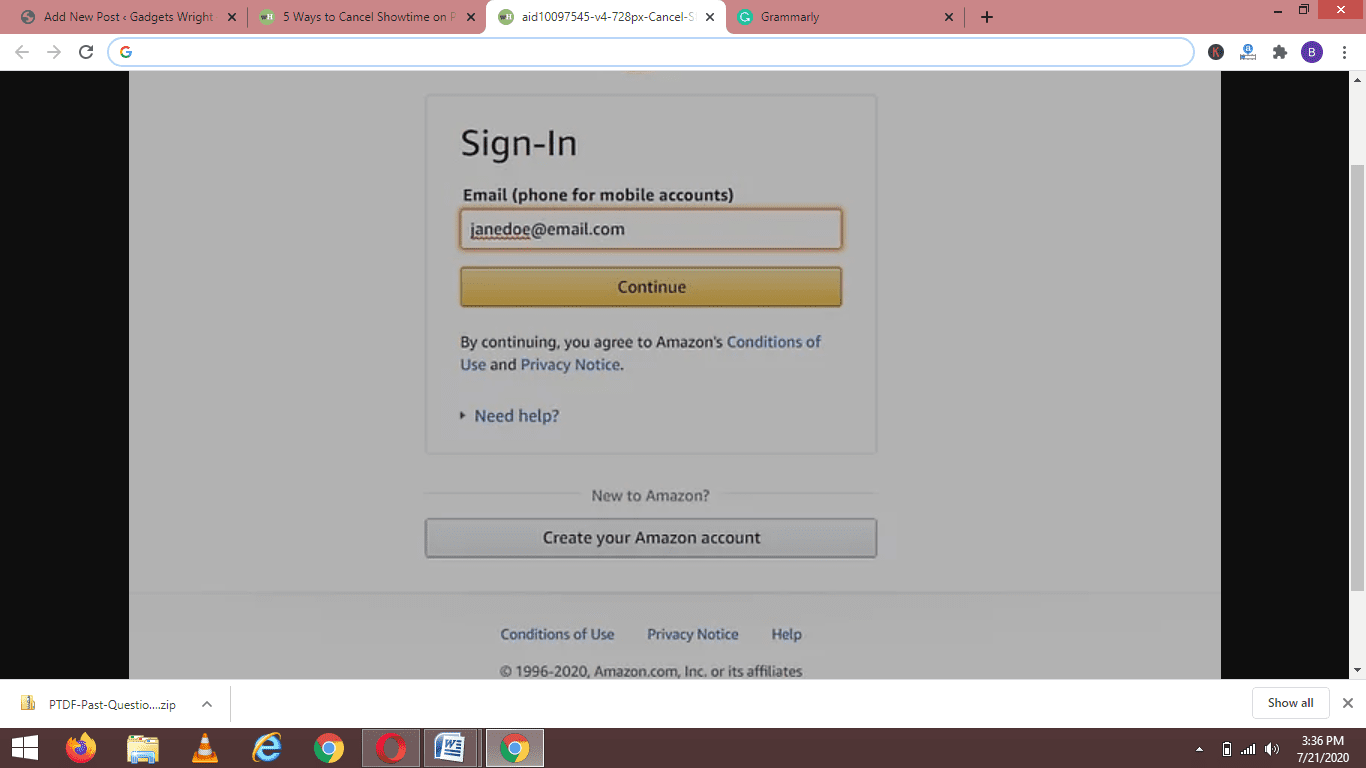 How to cancel Showtime subscription