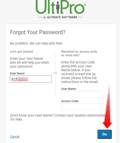can’t login to ultipro from home