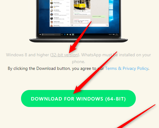 WhatsApp web dark mode