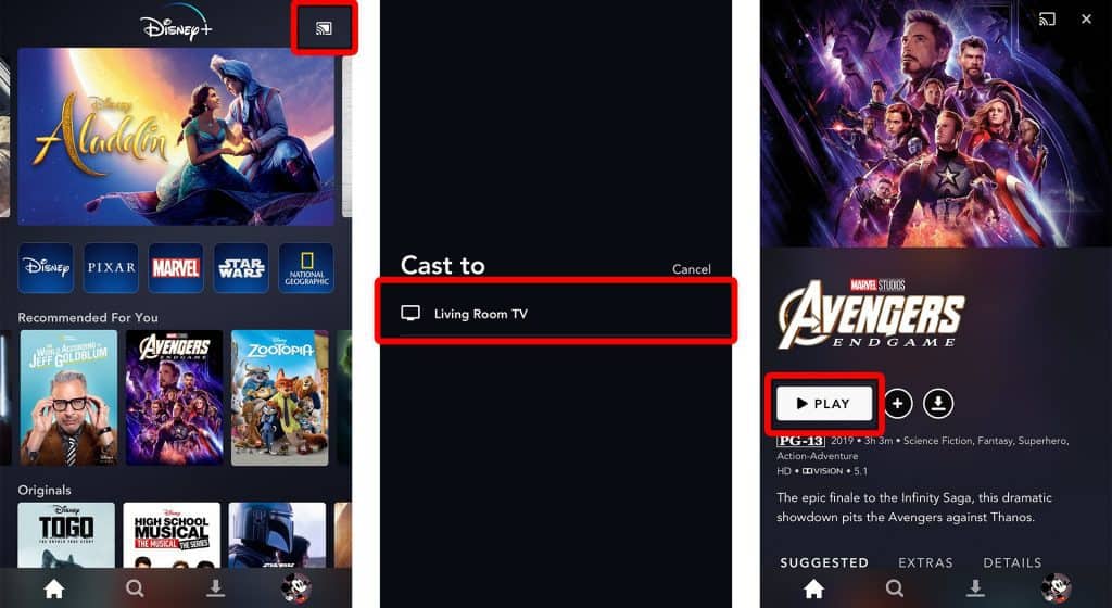 Disney Plus on Samsung TV