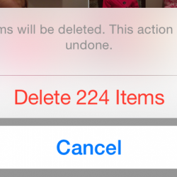 How to delete all photos on iPhone