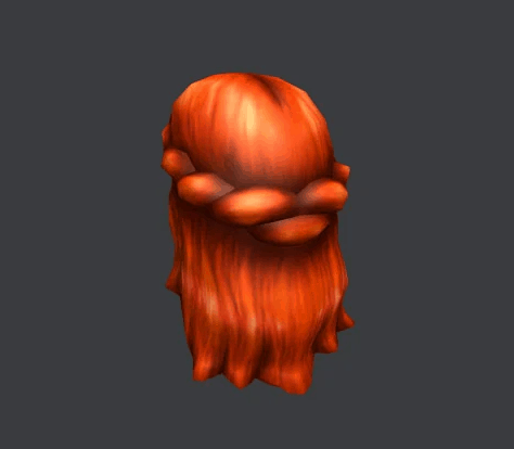 Belle Of Belfast Long Red Hair