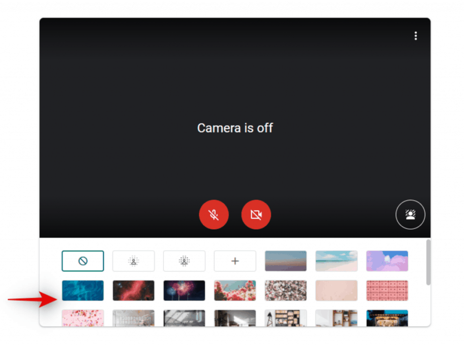 How to change background on Google Meet