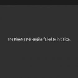 The KineMaster Energy Failed to Initialize