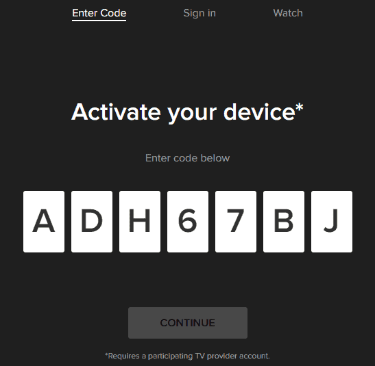 vh1 com activate