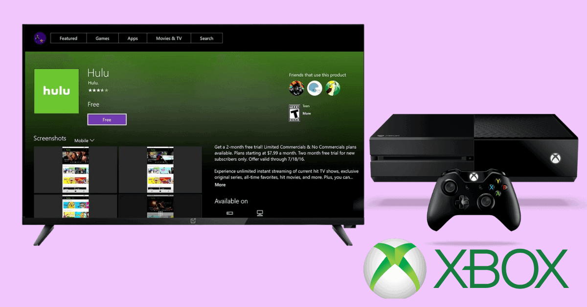 Activate Hulu on Xbox