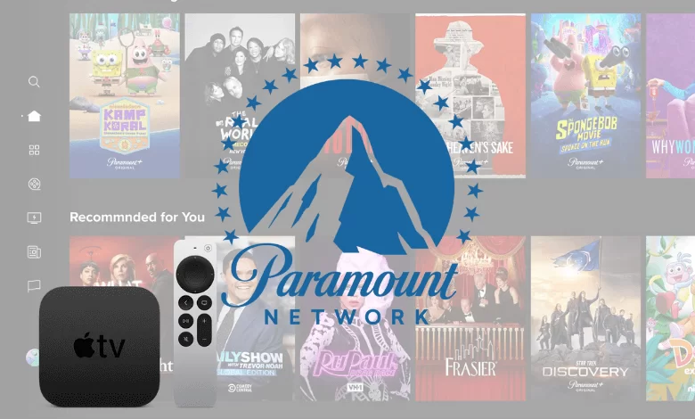 Activate paramount network on Apple TV