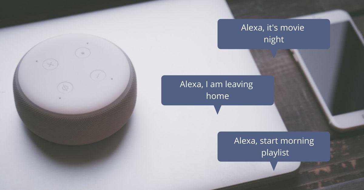 set up routines on Alexa devices
