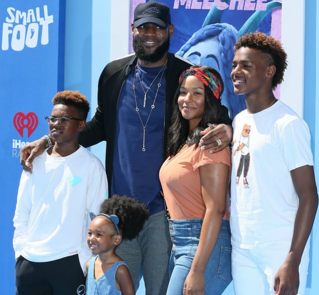 LeBron James and Kids