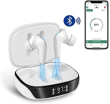 Earup Rechargeable Bluetooth Hearing Aids Best Cheapest Hearing Aid Under $500