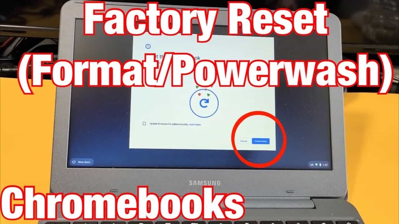 How to Reset a Chromebook