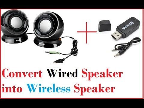 make wired Speakers wireless