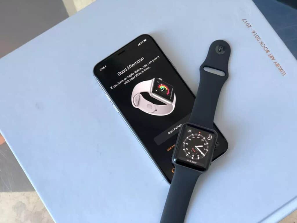 pair an Apple watch with an android phone