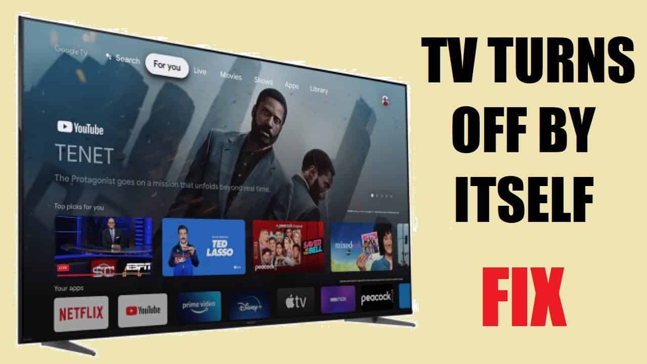 fix a TV that turns on by itself