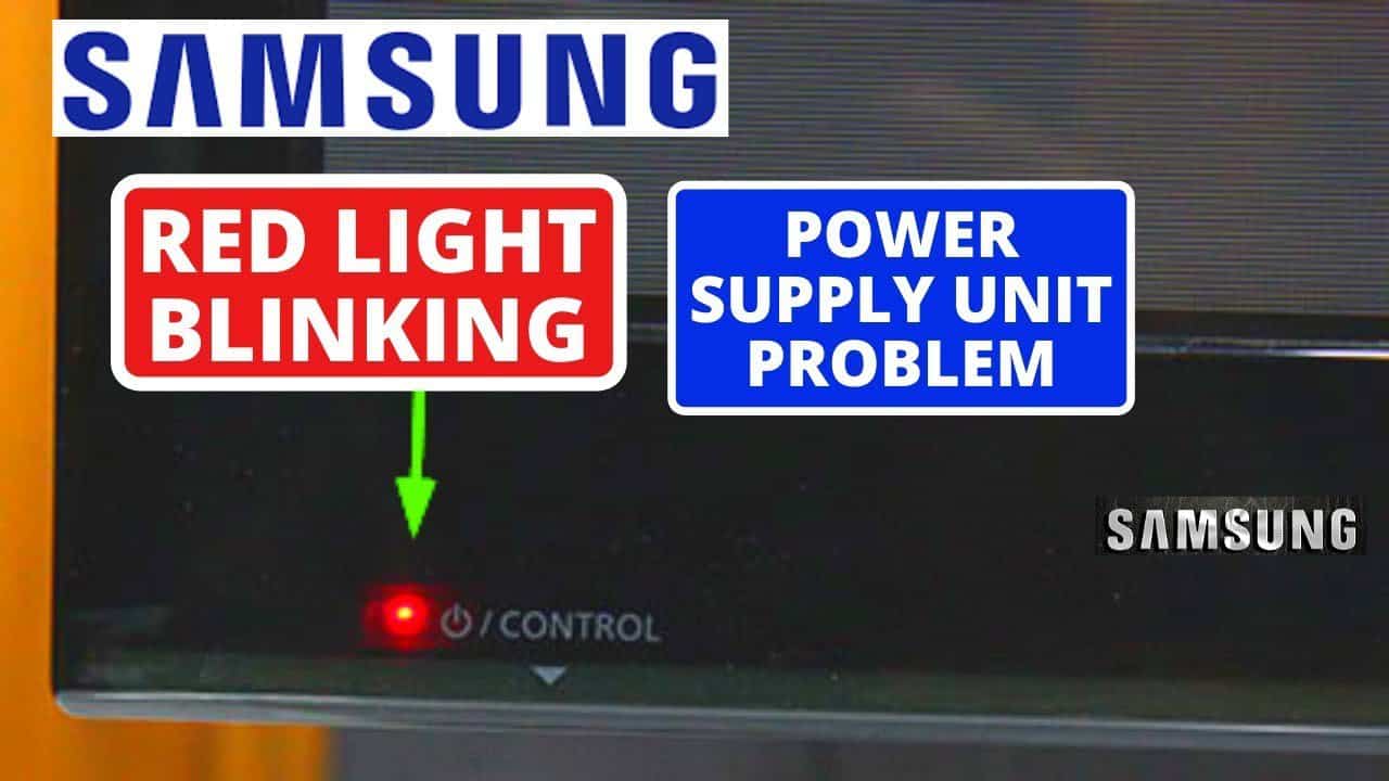 How to Fix Red Light Blinking on Samsung TV