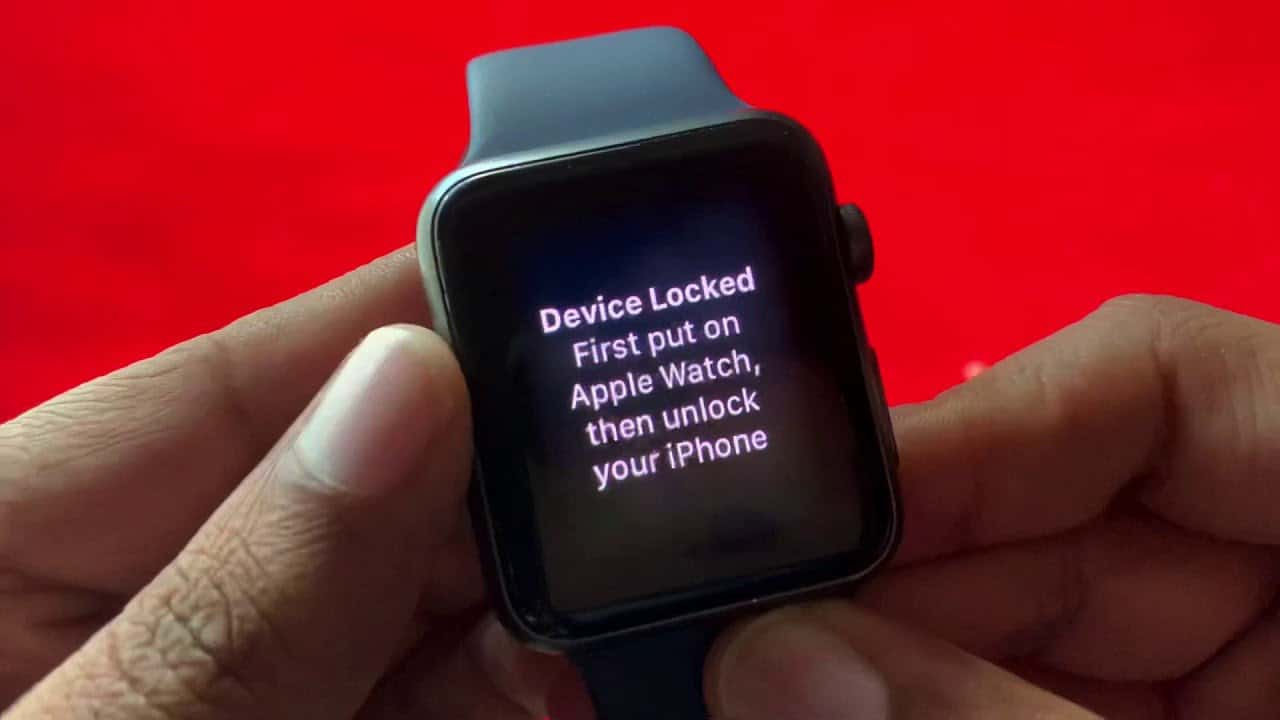 Reset Apple Watch when Locked Out
